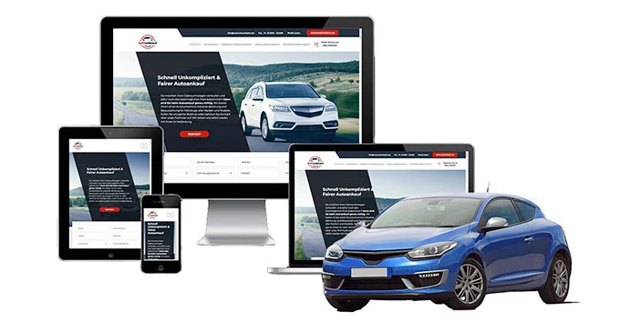ankauf mobil Ankaufseite mobil – Autoankauf Schneverdingen mit rotem PKW